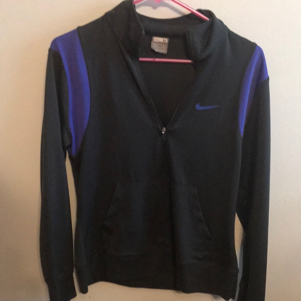 Nike grey and purple pull over